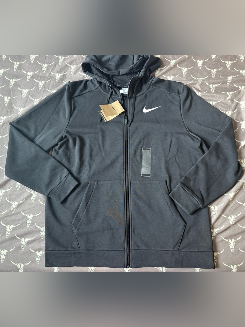Nike Dri-Fit Men’s Full-Zip Performance Hoodie Jacket NWT - Black L